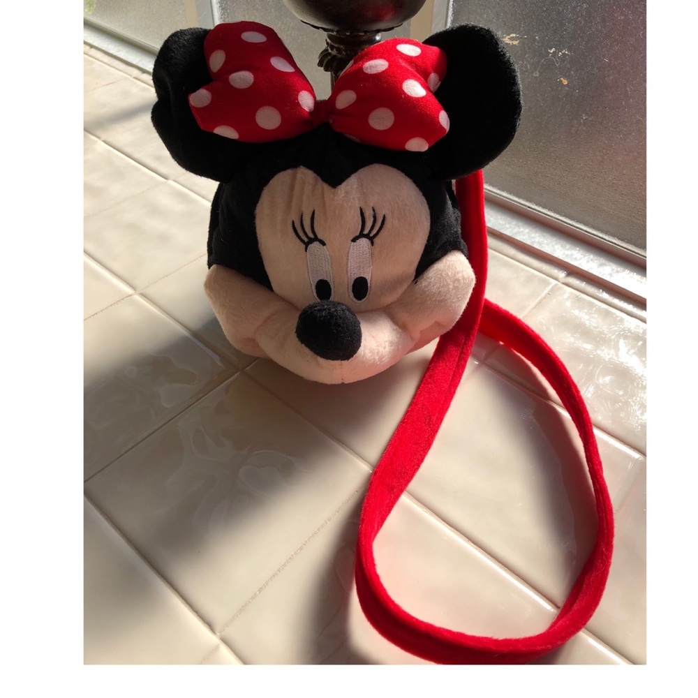 Mini plush cross body bag